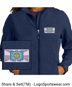 Eddie Bauer Ladies Shaded Crosshatch Soft Shell Jacket Design Zoom